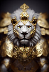 Obraz premium A Lion Warrior