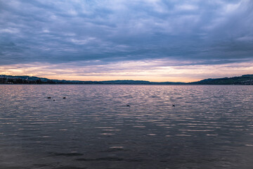 Sunlight Over The Lake - Sempach, Switzerland