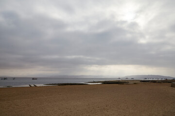 The Ballestas Islands are a group of islands near the city of Pisco, in Peru. They are made up of rock formations where an important marine fauna is found, with guano birds such as the guanay, the boo
