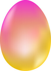 3D easter egg Illustration