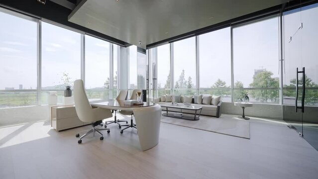 private office with luxury design