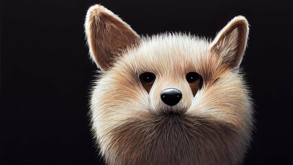 Obraz premium Anthropomorphic animal. Furry. An animal in the form of a person