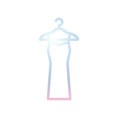 Hanger icon 3D design template
