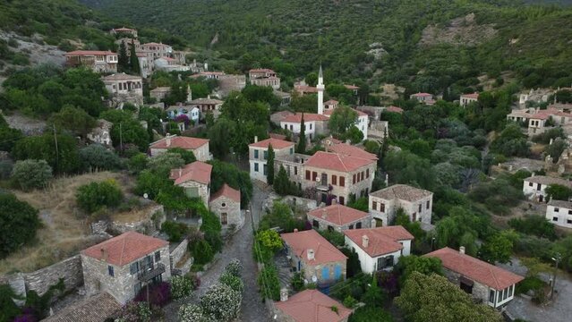 Old Stone Houses in Doganbey Village