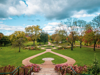 park in spring