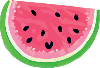 watermelon Slice Vector Set. Watermelon Illustration Fruit Vector 