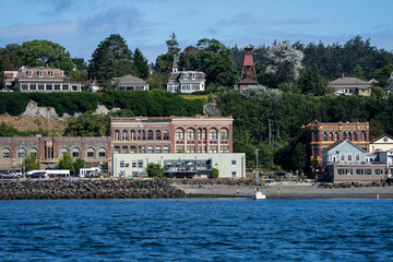 View of Port Townsend Washington from Puget Sound