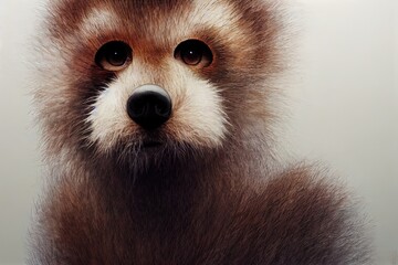 Obraz premium Anthropomorphic animal. Furry. An animal in the form of a person