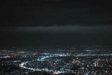 Obraz premium clouds over the city