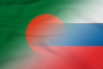 Bangladesh and Slovenia political flag transborder contract SVN BGD