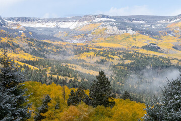 autumn landscape in the mountains