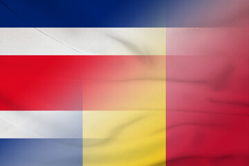 Costa Rica and Chad government flag international negotiation CHL CRI