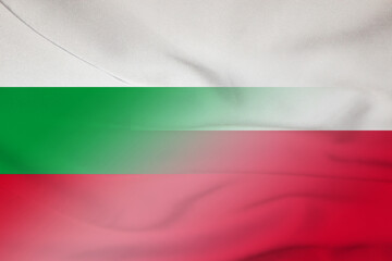 Bulgaria and Chile political flag transborder contract CHN BGR