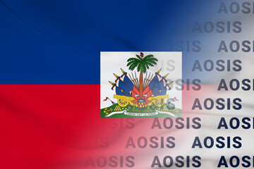 Haiti flag AOSIS symbol union