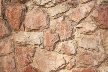 Texture of brown brick wall as background