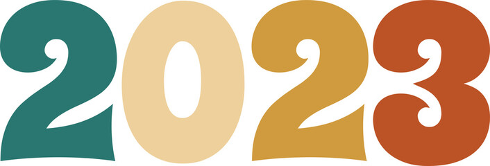 2023 happy new year. 2023 PNG Transparent Images. minimal style. PNG. greeting card.