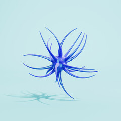 3d rendering virus concept picture