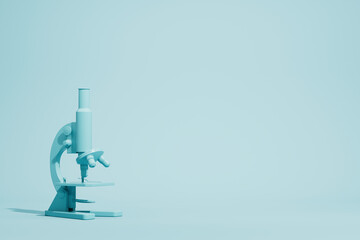 3d rendering microscope title picture