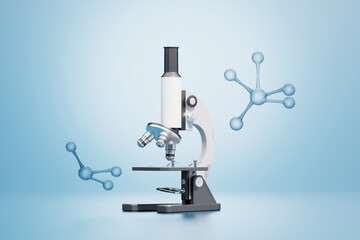 3d rendering microscope title picture