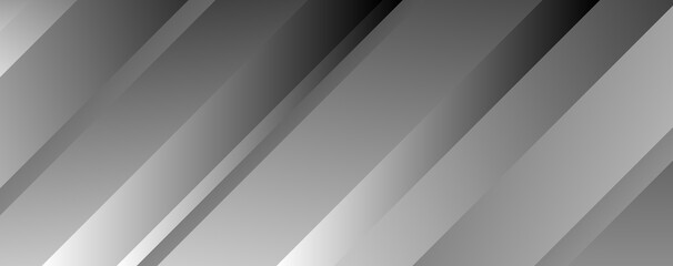 Abstract of black and white line gradient engineering technology concept, vector background