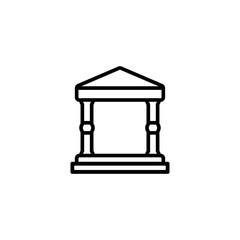 monument icon vector design templates