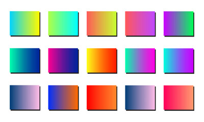 colorfull gradient background collection.