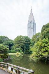 Naklejka premium 新宿御苑