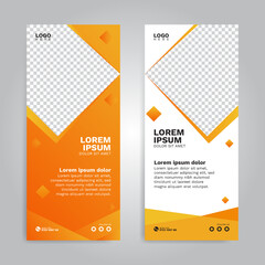simple set of modern vertical banners