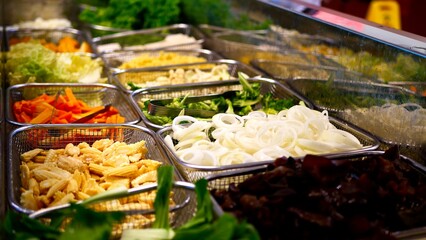 Delicious food specially served looks so delicious it makes people hungry