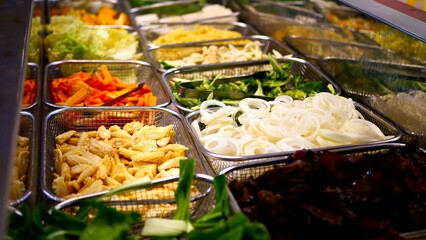 Delicious food specially served looks so delicious it makes people hungry
