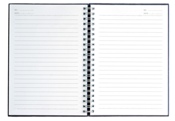 blank notebook
