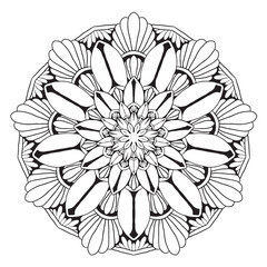 Fototapeta premium Vector Mandala Decoration pattern collection