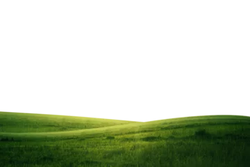 Fotobehang lawn and mountain PNG transparent © thekopmylife