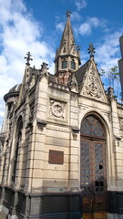 Ornate crypt in the Recoleta Cemetery, Buenos Aires, Argentina
