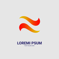 Simple Abstract logo design