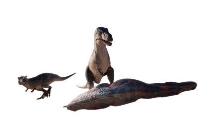 dinosaur king acrocanthosaurus. acrocanthosaurus dinosaur on a blank background PNG