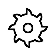 blade line icon illustration vector graphic