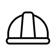 helmet line icon illustration vector graphic