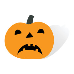 pumpkin halloween night party accessories vector