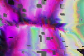 Bad Dream Signal TV Glitch RGB Surreal Error Colorful
