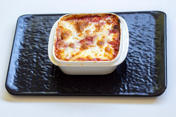 close up of a plate with food