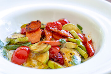 chicken with vegetables