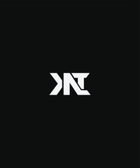 The minimalistic abstract KNTL initial logo is suitable for sports or clothing lines and the technology is made masculine and energetic