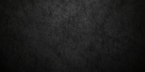 Fototapeta premium Dark black grunge textured concrete background. Panorama dark grey black slate background or texture. Vector black concrete texture. Stone wall background. 