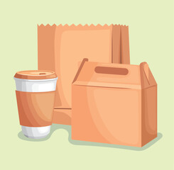 take away mockup packs