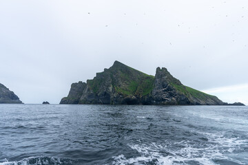 Boreray Sea Stacks at St Kilda Scotland west of the Outer Hebrides