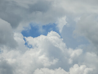 blue sky with clouds