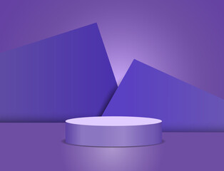 3d background products purple sphere purple The background was a purple square shape with white light projecting from behind the scene. to increase the prominence of the product