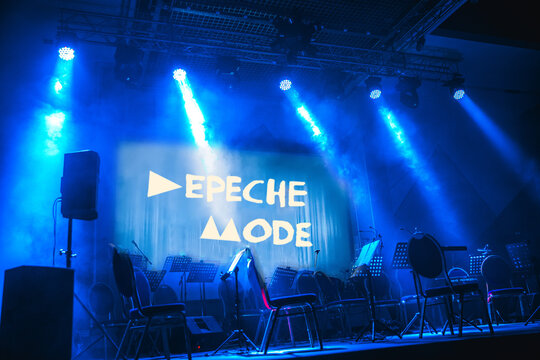 Preparing for the concert performance of cover versions of songs by Depeche Mode