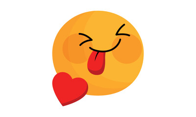 face blowing a kiss,  face blowing a kiss abstract emoji